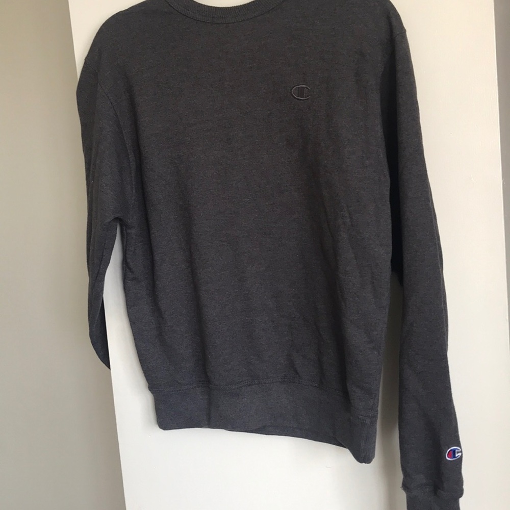 Dark grey crewneck champion sweater